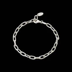 CAMILLE BRINCH LINK PUFFER ARMBÅND SØLV - LPUB-19