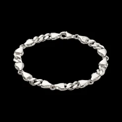 CAMILLE BRINCH MEDIUM CB BRACELET SØLV ARMBÅND 17 CM - MCBA-17