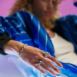 CAMILLE BRINCH MELLEM PUFFER SØLV RING - MPUR