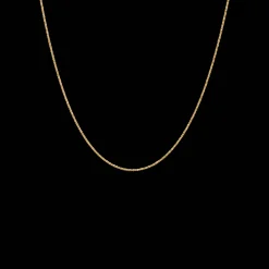 CAMILLE BRINCH MILLION DOTS HALSKÆDE I FORGYLDT SØLV 42-45 CM - MDN-FG-42-45