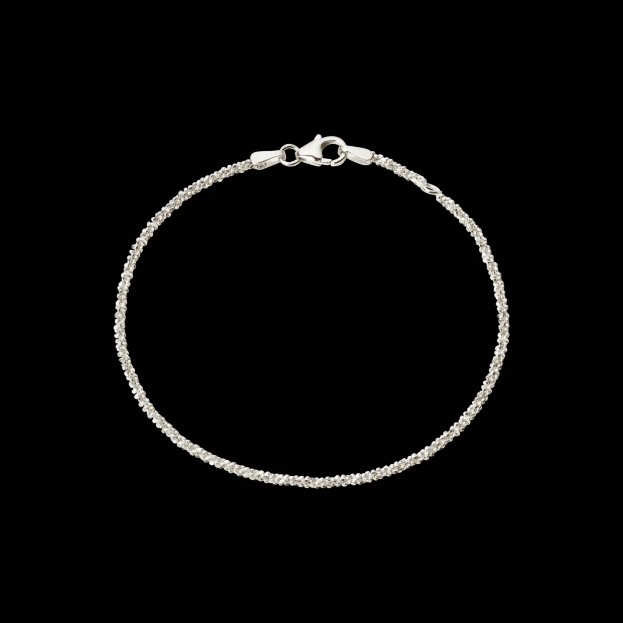 CAMILLE BRINCH MILLION DOTS ARMBÅND I SØLV 18-19 CM - MDB-18-19