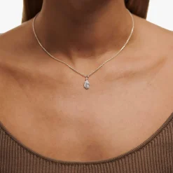 CAMILLE BRINCH MINI NUGGET LAYERS HALSKÆDE SØLV - MNLAH-K