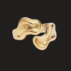 CAMILLE BRINCH OPEN REBEL RING FORGYLDT SØLV - ORR-FG