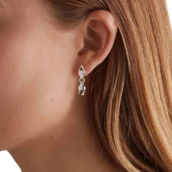 CAMILLE BRINCH ØRERINGE LED FORGYLDT SØLV - MCBOE-FG