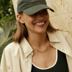 CAMILLE BRINCH SHINY SPARKLY HALSKÆDE FORGYLDT SØLV 45 CM - SSPN-FG-45