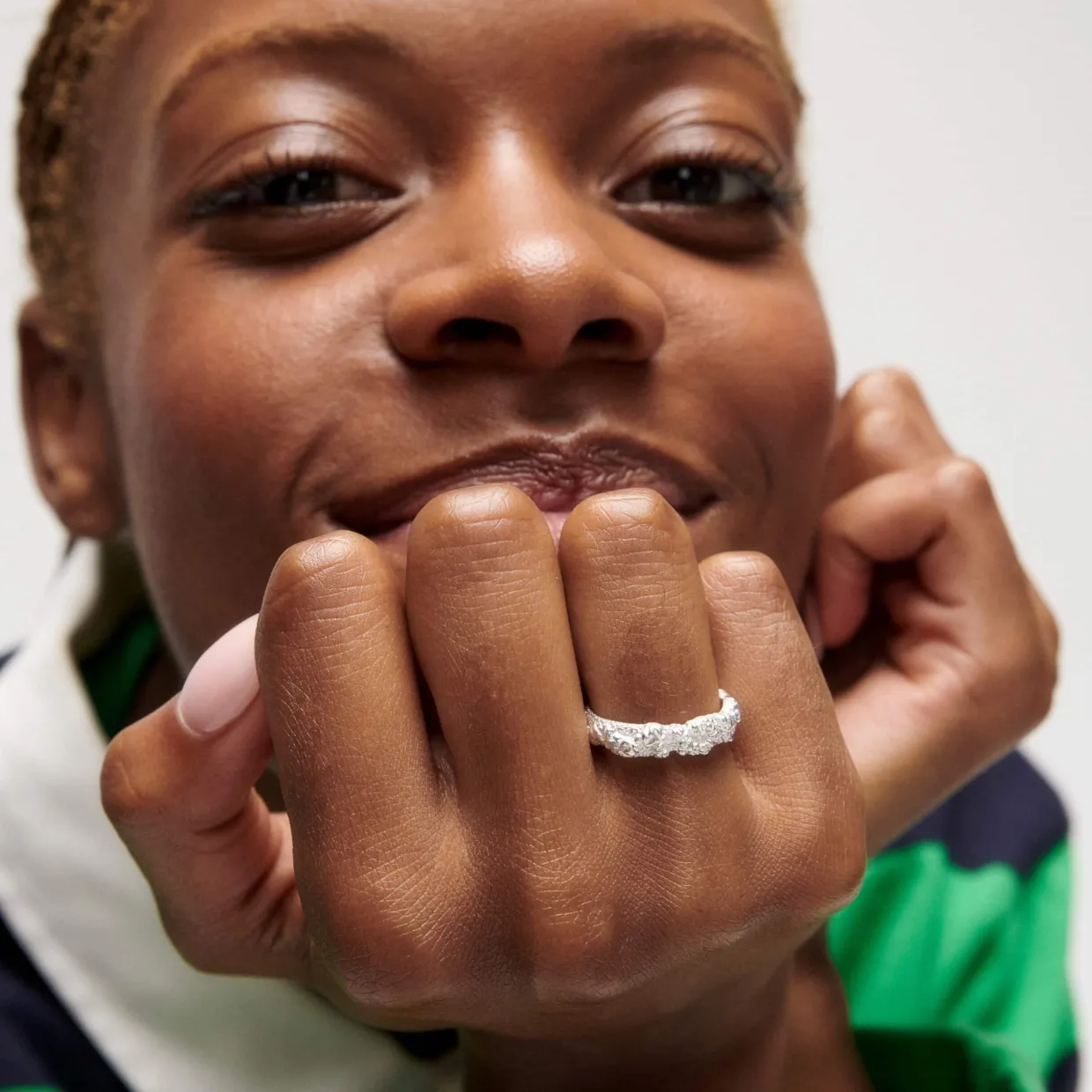 CAMILLE BRINCH STACKING CRUSH RING I SØLV - SCRR