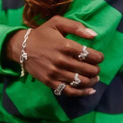 CAMILLE CAMILLE LEVITATE CRUSH RING SØLV - LCRR