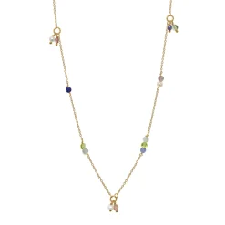 CARRÉ GEM CANDY HALSKÆDE SØLV FORGYLDT - FC 4364 LBBIPSTZPE38+2,5+2,5CM