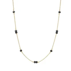 CARRÉ GEM CANDY HALSKÆDE SØLV FORGYLDT - FC 4335 BSP 35+2,5+2,5