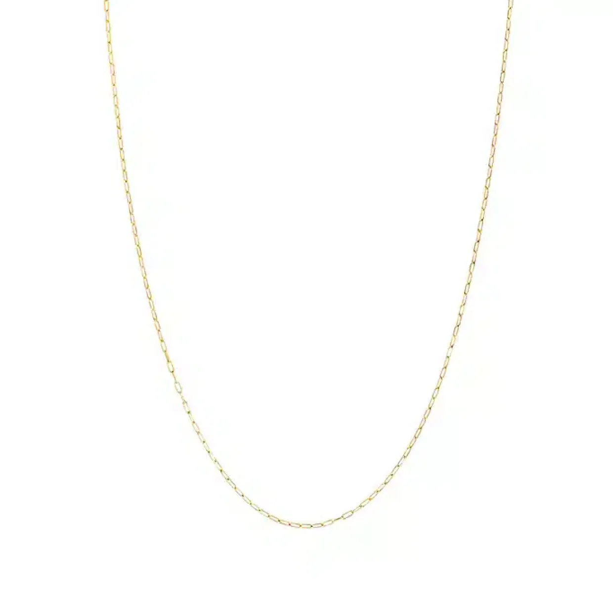 CARRÉ HALSKÆDE LINK SØLV FORGYLDT - FC 4306 42+2cm