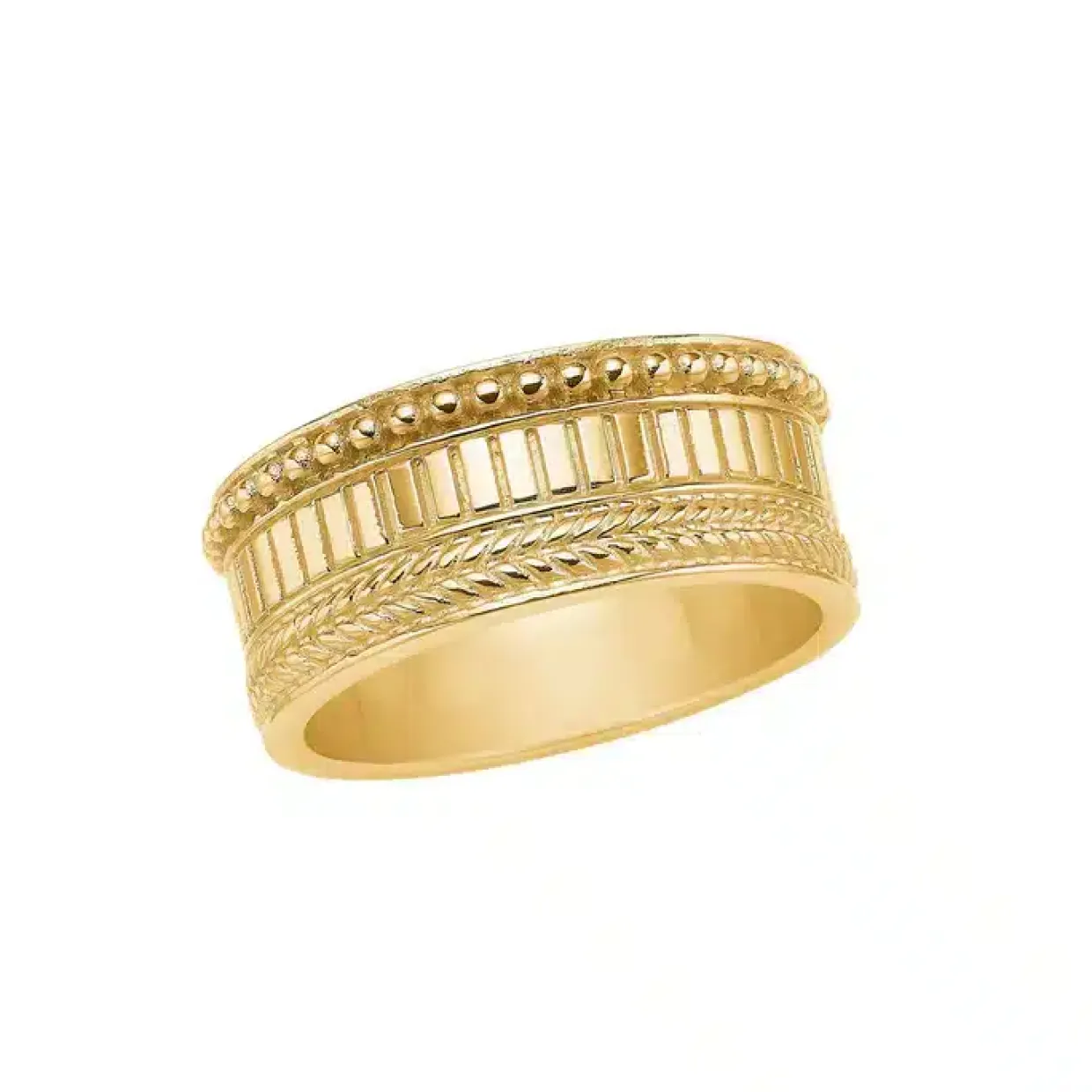 CARRÉ PASHA SØLV FORGYLDT RING - FR 4407