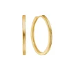 CARRÉ UNICORN SØLV FORGYLDT ØRERINGE HOOPS 3 CM - FH 4415 3CM