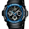 CASIO G-SHOCK MED BLÅ KANT - AW-591-2AER