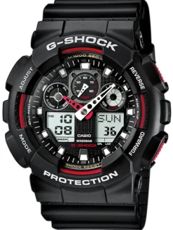 CASIO HERRE UR G-SHOCK DIGITAL ANALOG MED GUMMEREM