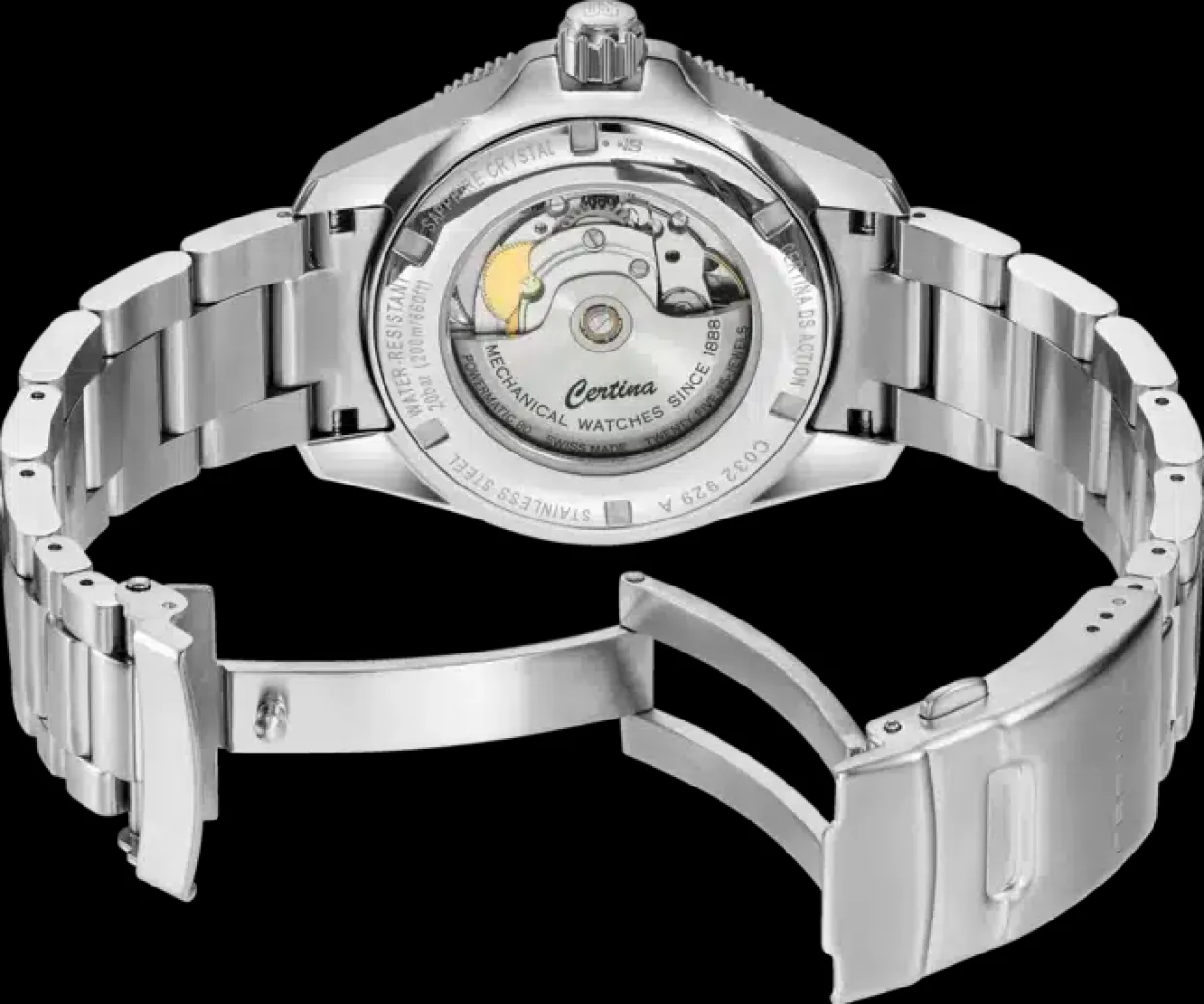 CERTINA DS ACTION GRØN OG SORT KRANS - C0329291105100