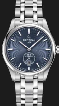 CERTINA DS-8 BLÅ AUTOMATIK - C0334281104100