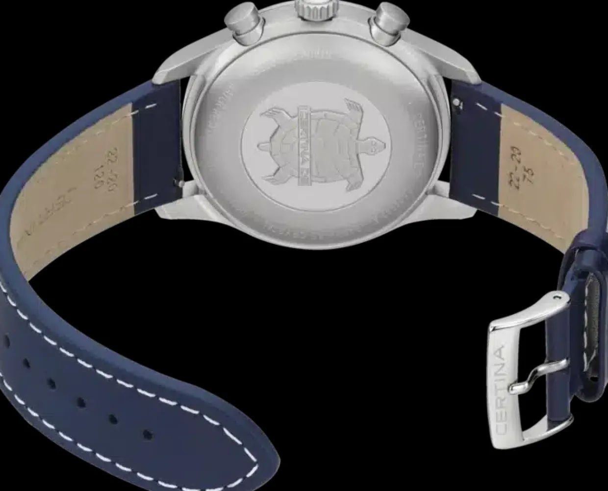 CERTINA DS PILOT BLÅ QUARTS STÅL - C0246171604200