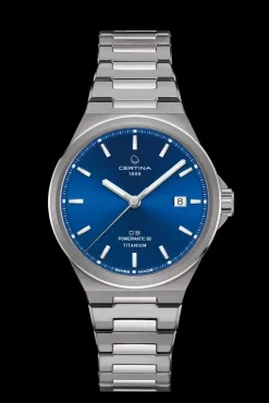 CERTINA POWERMATIC 80 TITANIUM BLÅ SKIVE - C0434074404100