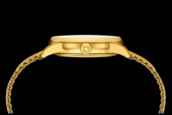 CERTINA POWERMATIC 80 UR HERRE GULDFARVET MED MESHLÆNKE - C0298073336100