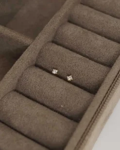 CHRISTOFFERSEN JEWELLERY ØRESTIKKER 14 KARAT GULD MED ZIRKONIA – 3000405