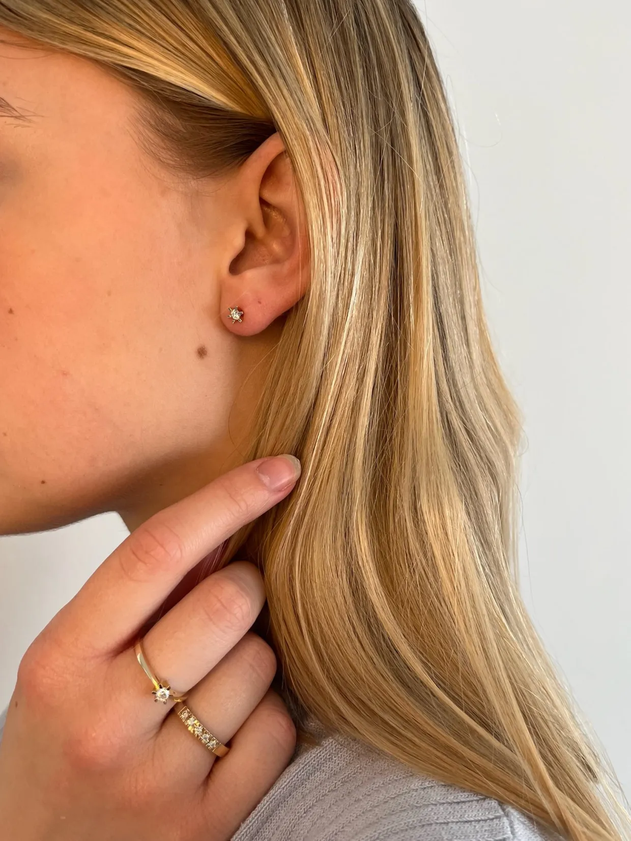 CHRISTOFFERSEN JEWELLERY ALLIANCE RING 14 KARAT GULD MED BRILLANTER - 5000864