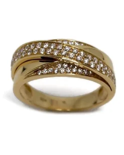 CHRISTOFFERSEN JEWELLERY RING 14 KARAT GULD MED 0,57 CARAT BRILLANTER - 5000454