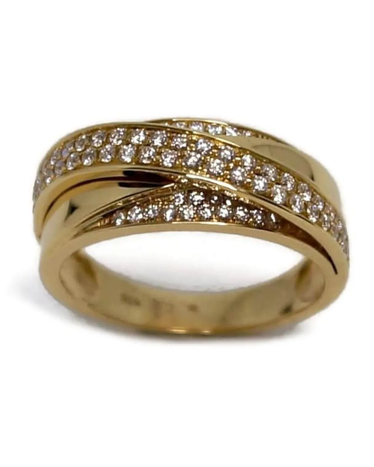 CHRISTOFFERSEN JEWELLERY RING 14 KARAT GULD MED 0,57 CARAT BRILLANTER - 5000454