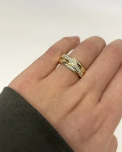 CHRISTOFFERSEN JEWELLERY RING 14 KARAT GULD MED 0,57 CARAT BRILLANTER - 5000454