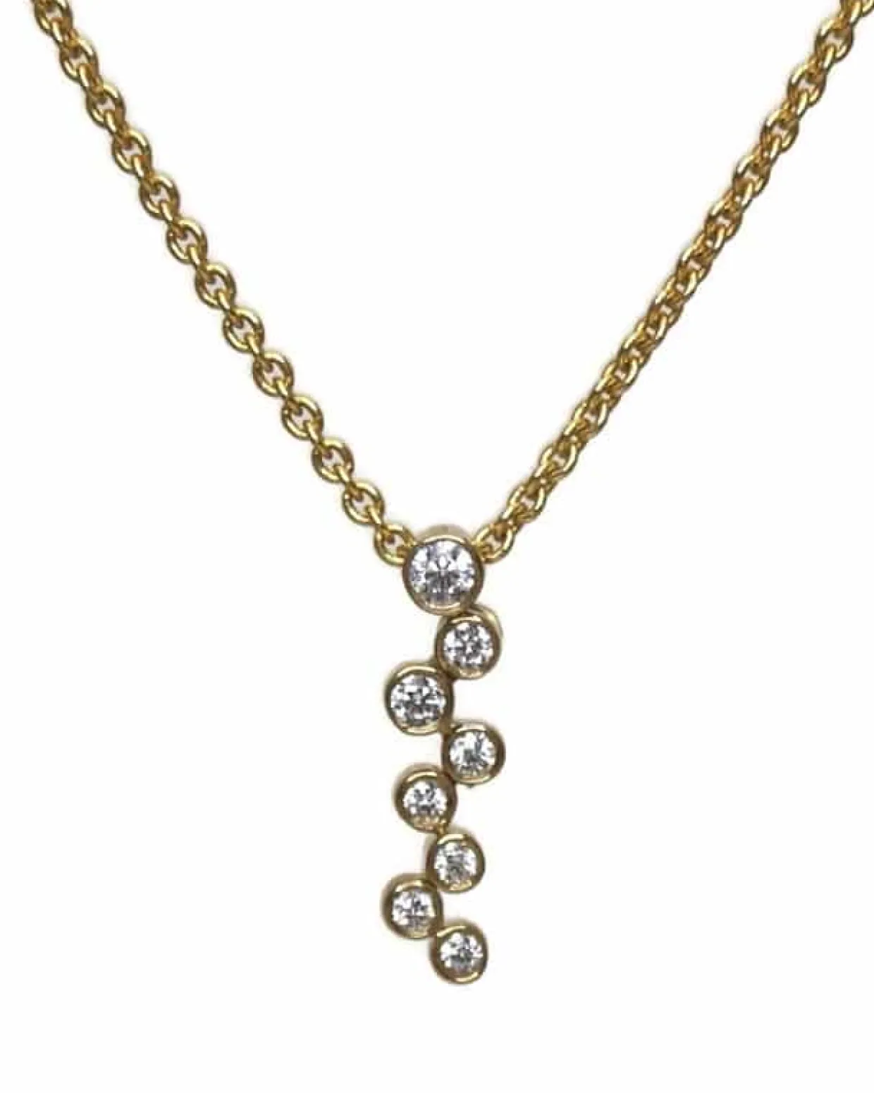 CHRISTOFFERSEN JEWELLERY VEDHÆNG 8 KARAT GULD MED ZIRKONIA - 4071256-3