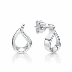 CHRISTOFFERSEN JEWELLERY ØRERINGE DRÅBE FORMET - 3070473