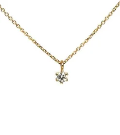 CHRISTOFFERSEN JEWELLERY SVÆVENDE DIAMANT 14 KARAT GULD MED 0,05 CARAT BRILLANT– 2000343