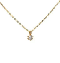 CHRISTOFFERSEN JEWELLERY SVÆVENDE DIAMANT 14 KARAT GULD MED 0,05 CARAT BRILLANT– 2000343