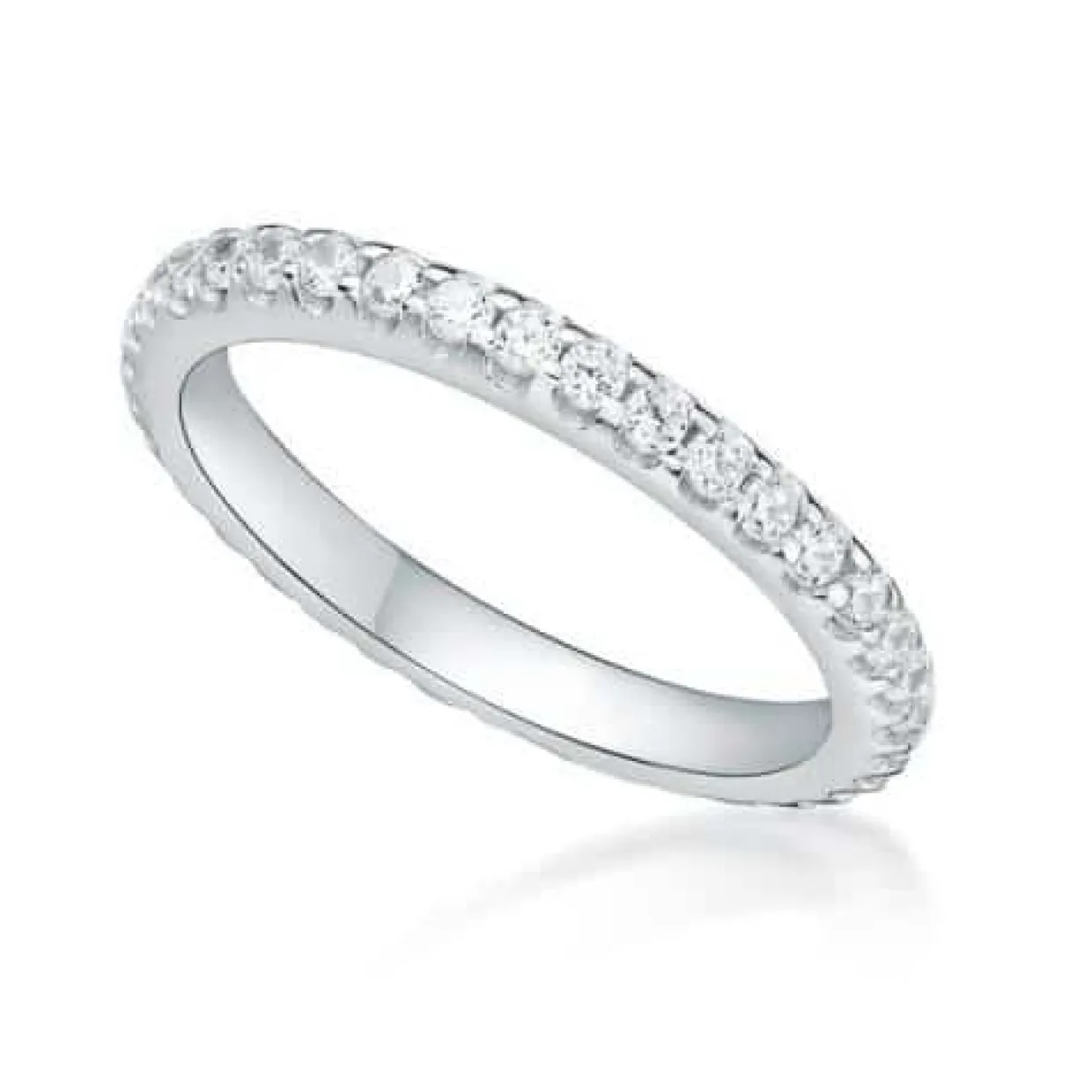 CHRISTOFFERSEN JEWELLERY RING MED ZIRKONIA HELE VEJEN RUNDT - 5010339