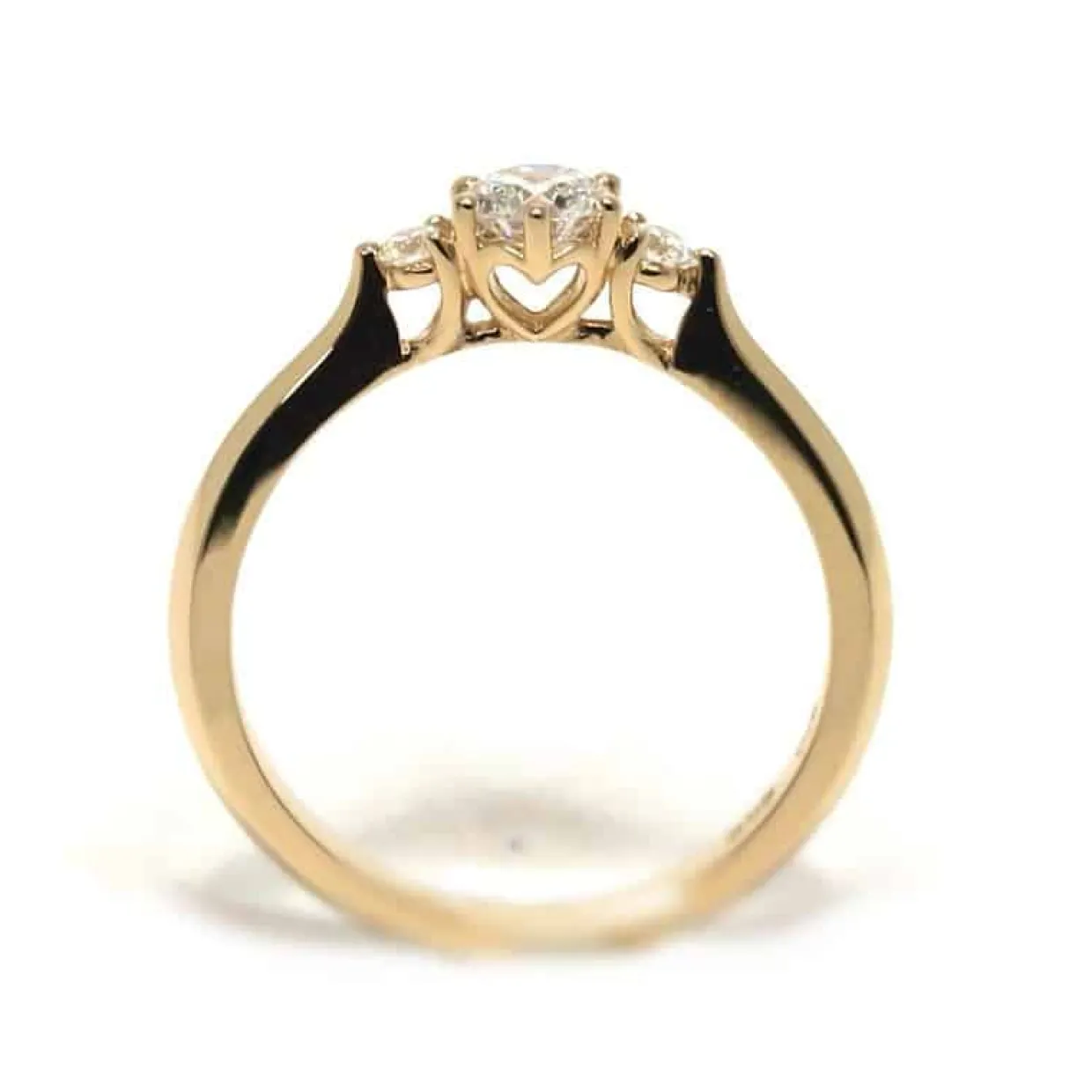 CHRISTOFFERSEN JEWELLERY RING 14 KARAT MED 0,42 CARAT BRILLANTER - 5000555