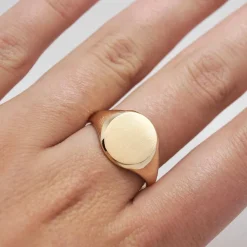 CHRISTOFFERSEN JEWELLERY HERRE SIGNET RING 8 KARAT GULD - 5001175-3