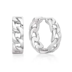 CHRISTOFFERSEN JEWELLERY ØRERINGE CREOL MED PANSER MØNSTER - 3771037