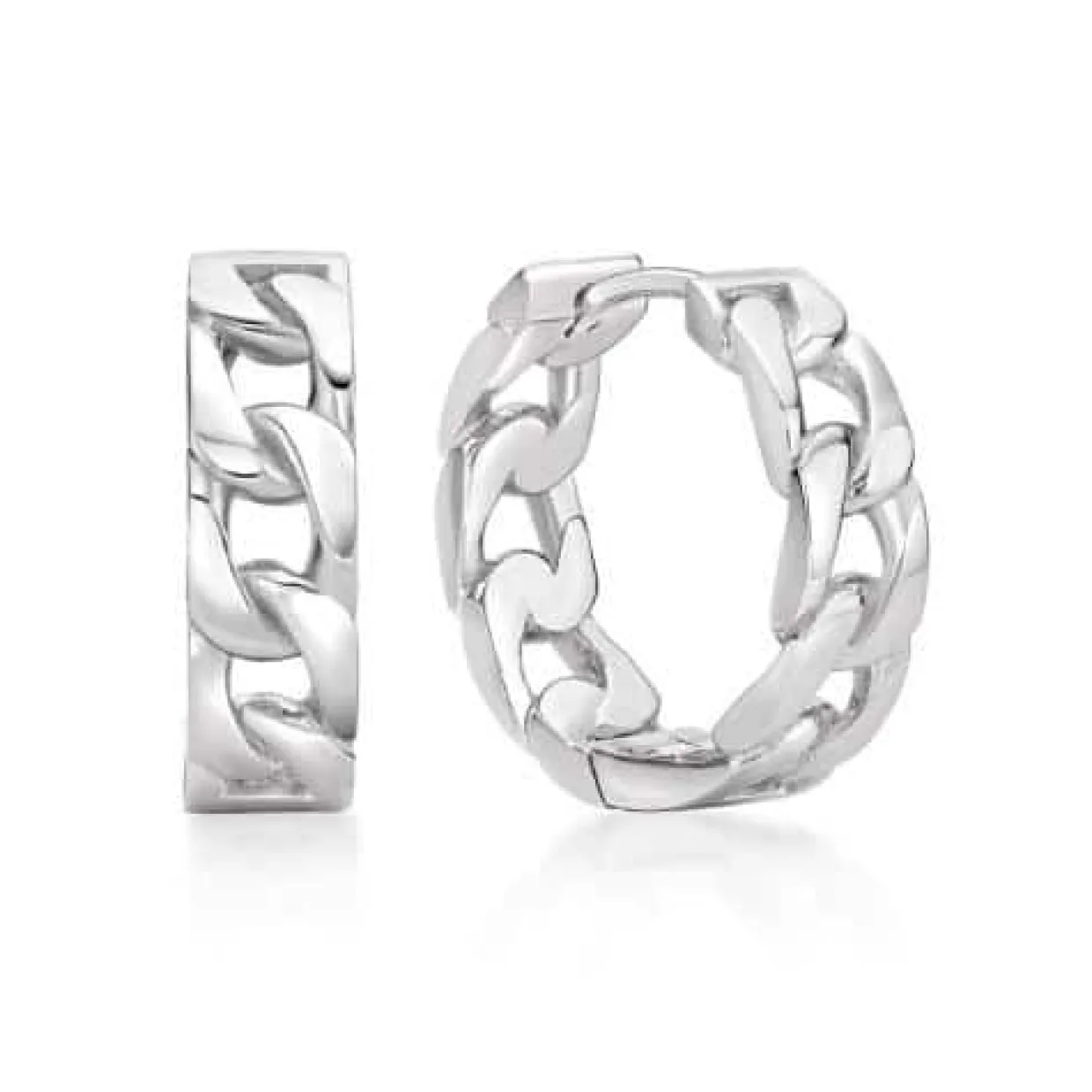 CHRISTOFFERSEN JEWELLERY ØRERINGE CREOL MED PANSER MØNSTER - 3771037