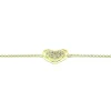 CHRISTOFFERSEN JEWELLERY ARMBÅND FORGYLDT HJERTE MED ZIRKONIA - 9010229-11