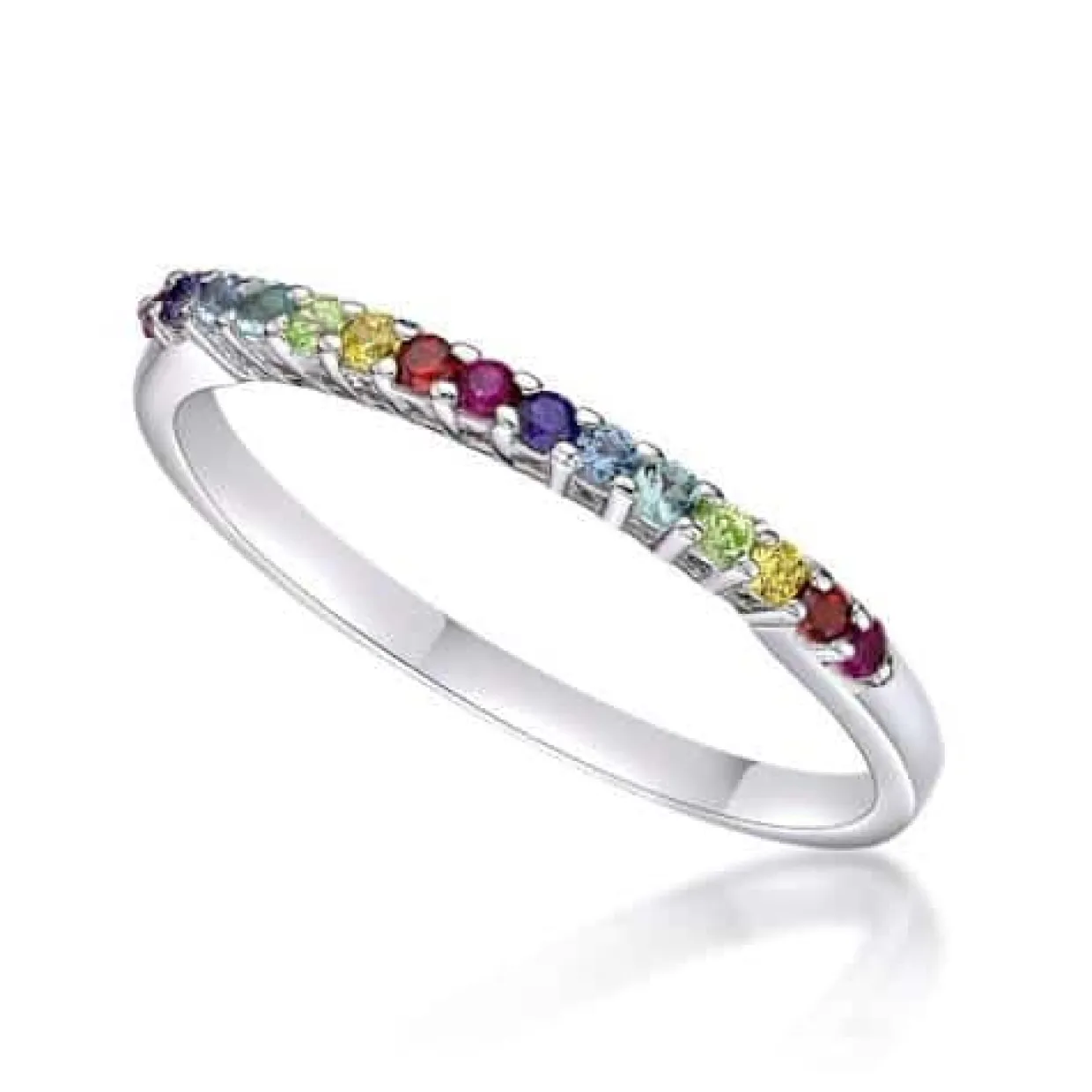 CHRISTOFFERSEN JEWELLERY SØLV RING RAINBOW - 5010308-6