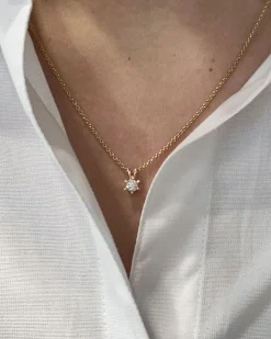 CHRISTOFFERSEN JEWELLERY CARLA VEDHÆNG 14 KARAT GULD MED BRILLANT 0,38 CARAT – 4000171