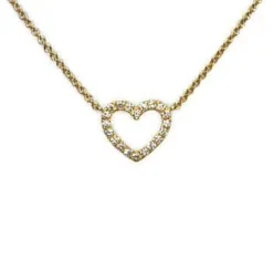 CHRISTOFFERSEN JEWELLERY HJERTE HALSKÆDE 14 KARAT GULD MED 0,23 CARAT BRILLANTER – 2000183