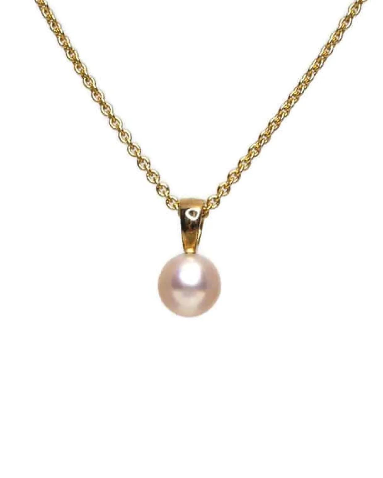 CHRISTOFFERSEN JEWELLERY FERSKVANDSPERLE VEDHÆNG 8 KARAT GULD – 4001528-3