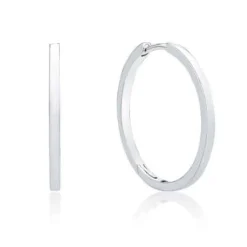 CHRISTOFFERSEN JEWELLERY ØRERINGE CREOL SØLV 33 MM - 3710103