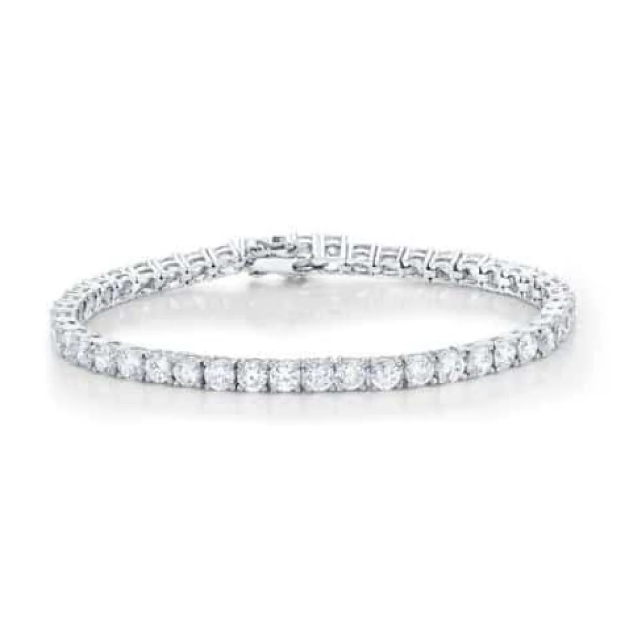 CHRISTOFFERSEN JEWELLERY TENNIS ARMBÅND MED 4 MM ZIRKONIA 19 CM - 9010081