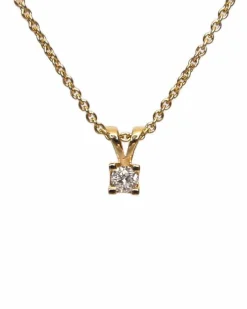 CHRISTOFFERSEN JEWELLERY EVA VEDHÆNG 14 KARAT GULD MED BRILLANT 0,25 CARAT – 4000178