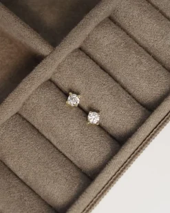 CHRISTOFFERSEN JEWELLERY EVA ØRESTIKKER 14 KARAT GULD MED 2 X 0,20 CARAT BRILLANT – 3000162