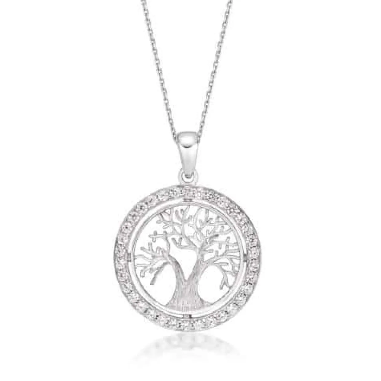 CHRISTOFFERSEN JEWELLERY HALSKÆDE SØLV MED LIVETS TRÆ - 4011671