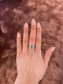 CHRISTOFFERSEN JEWELLERY SØLV RING UDEN STEN - 5010688