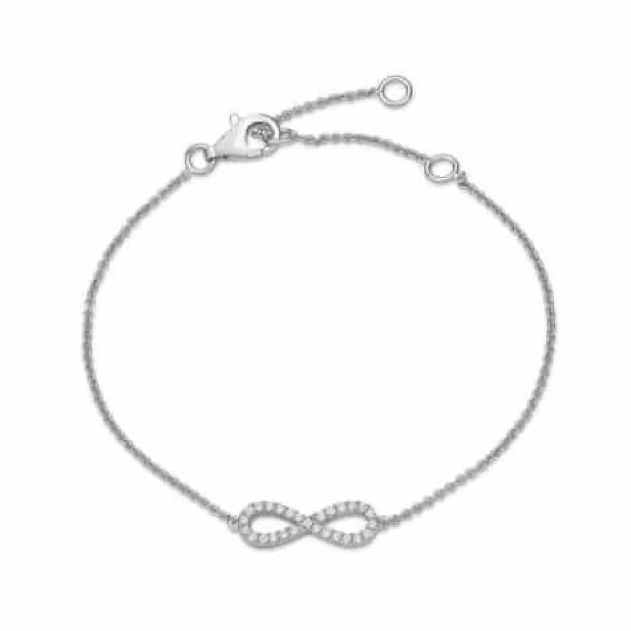 CHRISTOFFERSEN JEWELLERY ARMBÅND MED UENDELIGHEDSTEGN - 9070601