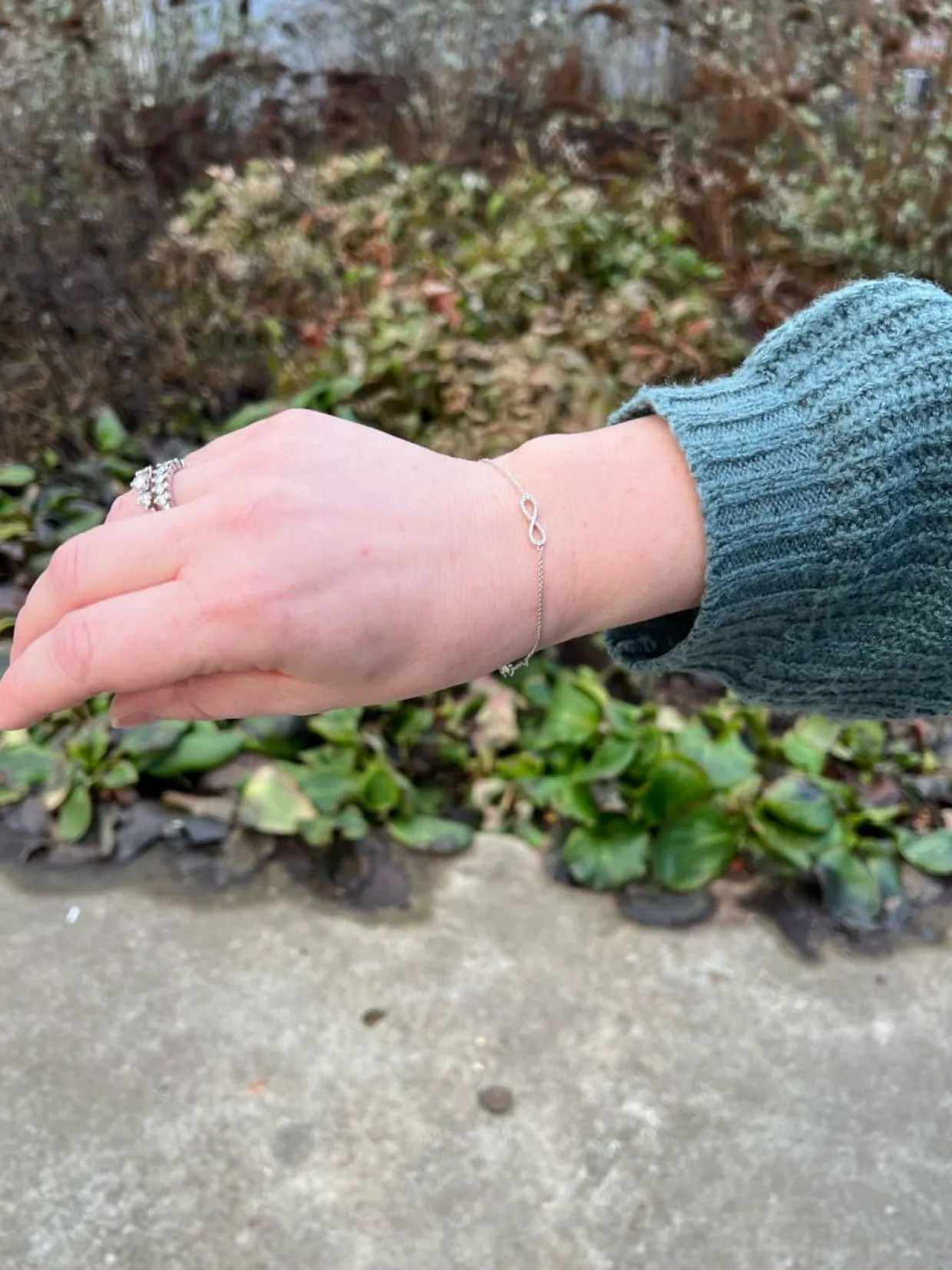 CHRISTOFFERSEN JEWELLERY ARMBÅND MED UENDELIGHEDSTEGN - 9070601